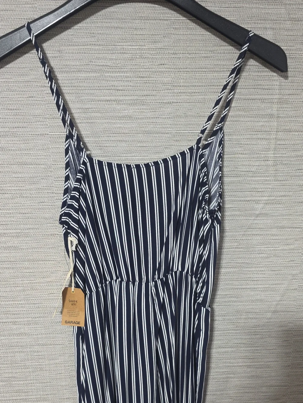 Garage Nautical Striped Jumpsuit